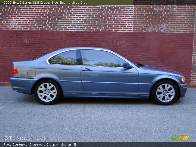 Steel Blue Metallic / Grey 2000 BMW 3 Series 323i Coupe