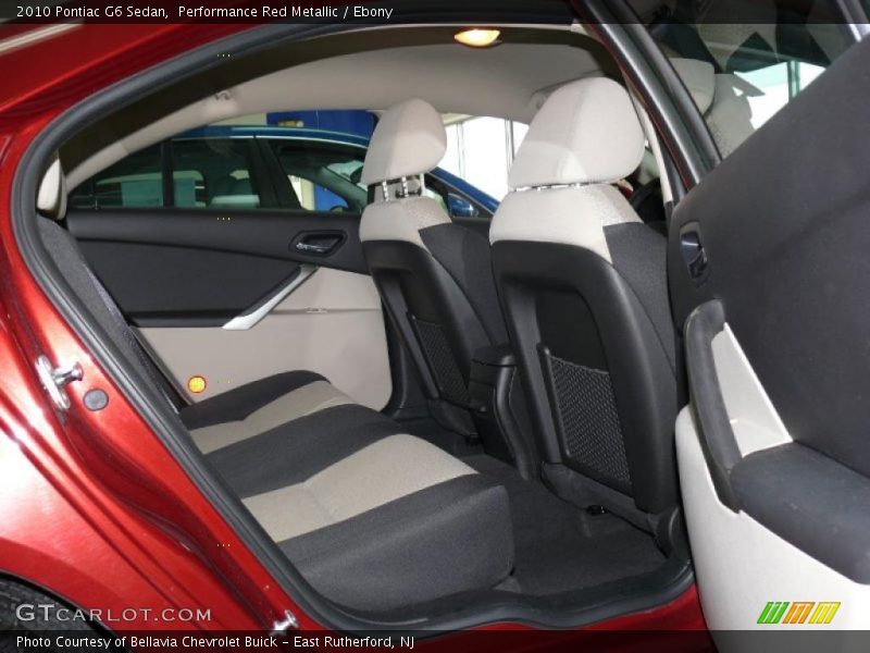 Performance Red Metallic / Ebony 2010 Pontiac G6 Sedan