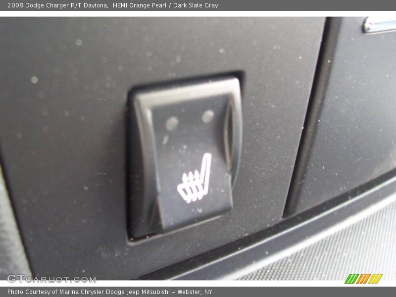 HEMI Orange Pearl / Dark Slate Gray 2008 Dodge Charger R/T Daytona