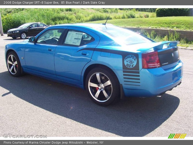 B5 Blue Pearl / Dark Slate Gray 2008 Dodge Charger SRT-8 Super Bee