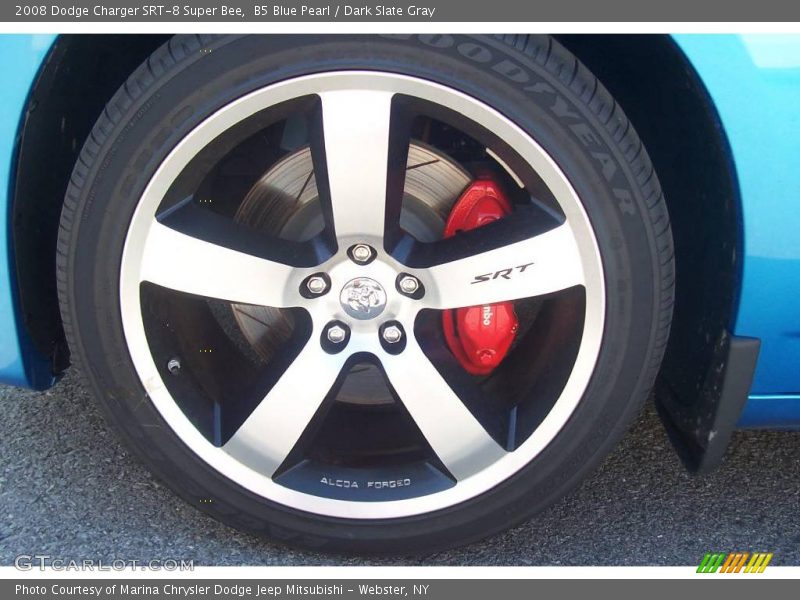 B5 Blue Pearl / Dark Slate Gray 2008 Dodge Charger SRT-8 Super Bee