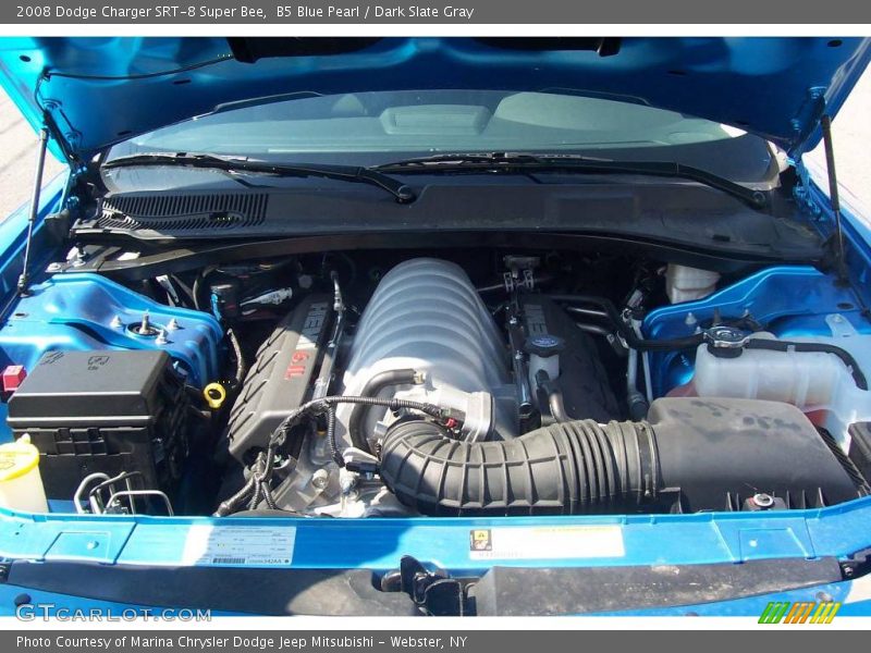 B5 Blue Pearl / Dark Slate Gray 2008 Dodge Charger SRT-8 Super Bee