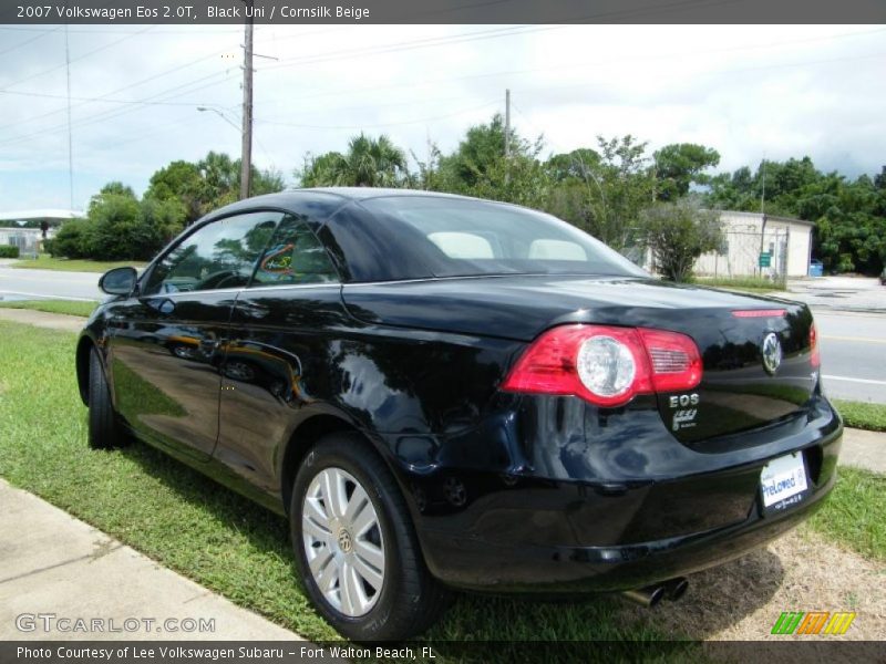 Black Uni / Cornsilk Beige 2007 Volkswagen Eos 2.0T