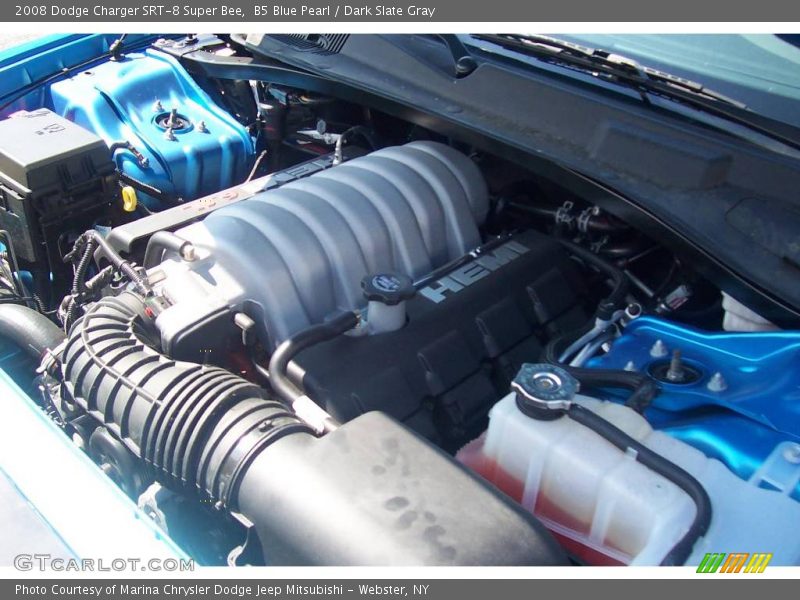 B5 Blue Pearl / Dark Slate Gray 2008 Dodge Charger SRT-8 Super Bee