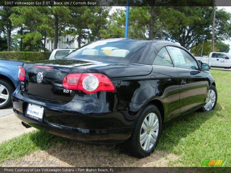 Black Uni / Cornsilk Beige 2007 Volkswagen Eos 2.0T