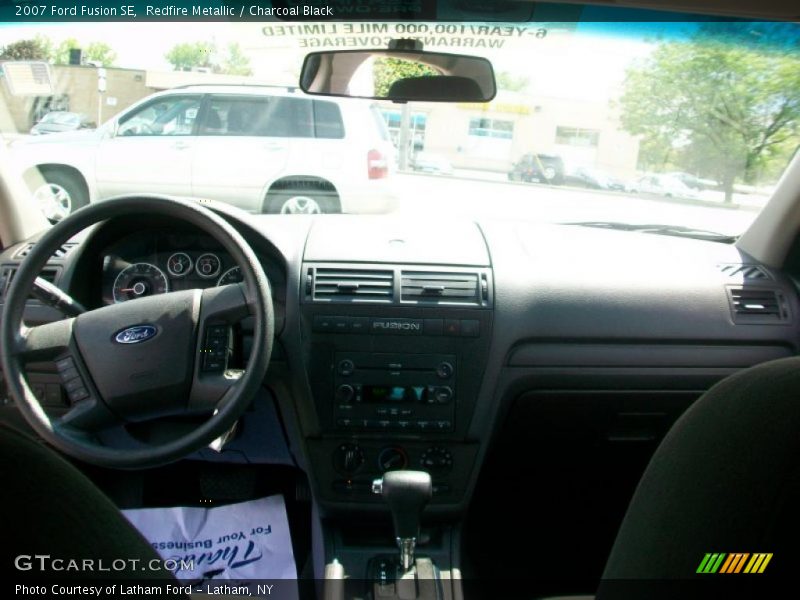 Redfire Metallic / Charcoal Black 2007 Ford Fusion SE