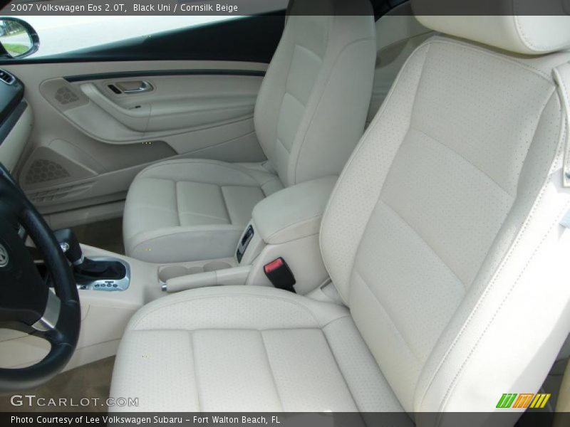 Black Uni / Cornsilk Beige 2007 Volkswagen Eos 2.0T