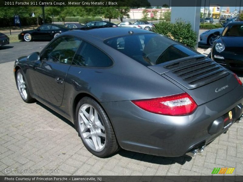 Meteor Grey Metallic / Black 2011 Porsche 911 Carrera Coupe