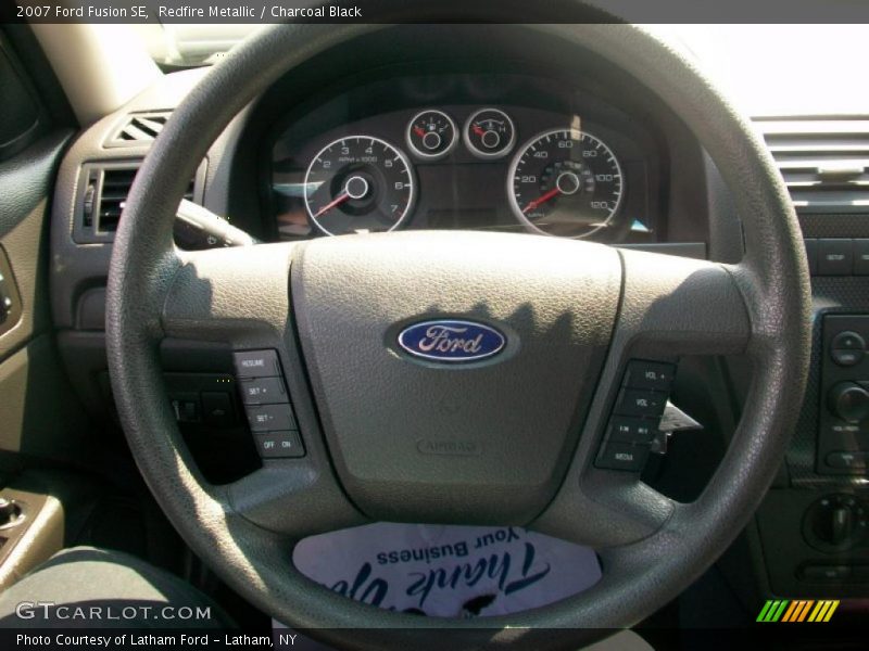 Redfire Metallic / Charcoal Black 2007 Ford Fusion SE