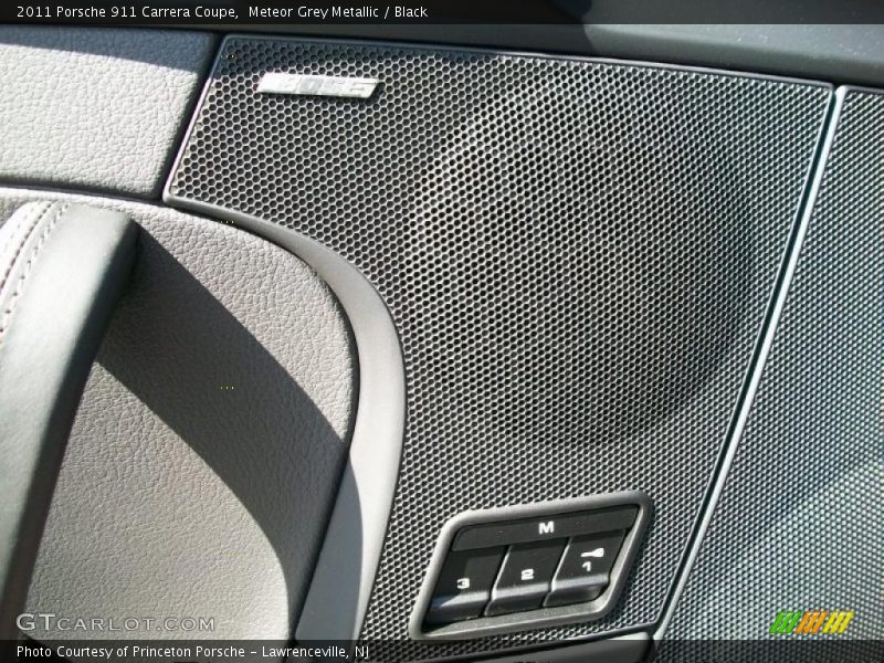 Meteor Grey Metallic / Black 2011 Porsche 911 Carrera Coupe