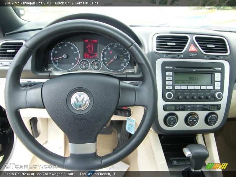 Black Uni / Cornsilk Beige 2007 Volkswagen Eos 2.0T