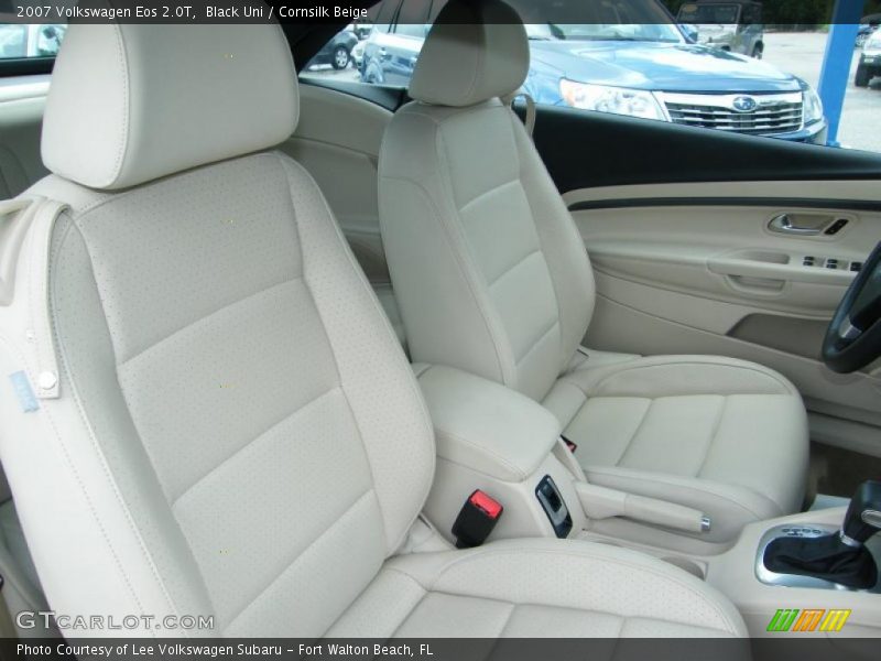 Black Uni / Cornsilk Beige 2007 Volkswagen Eos 2.0T