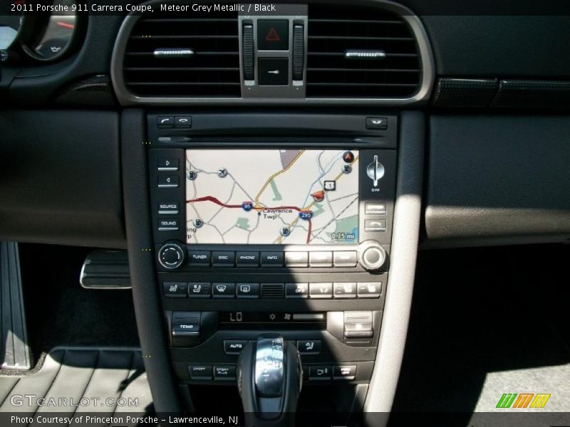 Meteor Grey Metallic / Black 2011 Porsche 911 Carrera Coupe