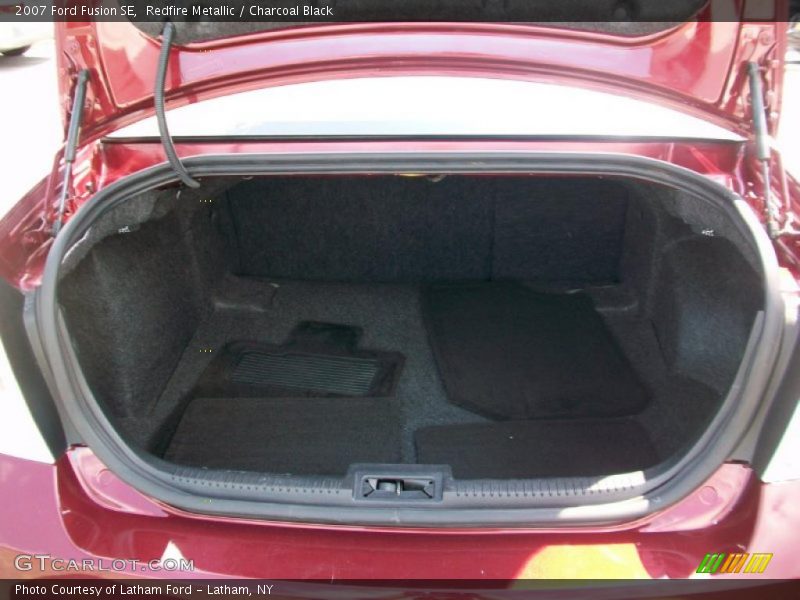 Redfire Metallic / Charcoal Black 2007 Ford Fusion SE