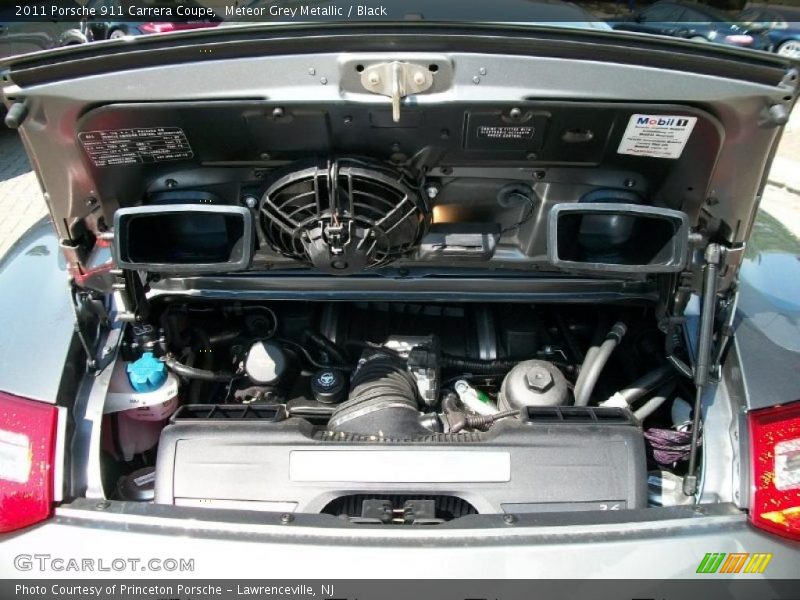Meteor Grey Metallic / Black 2011 Porsche 911 Carrera Coupe