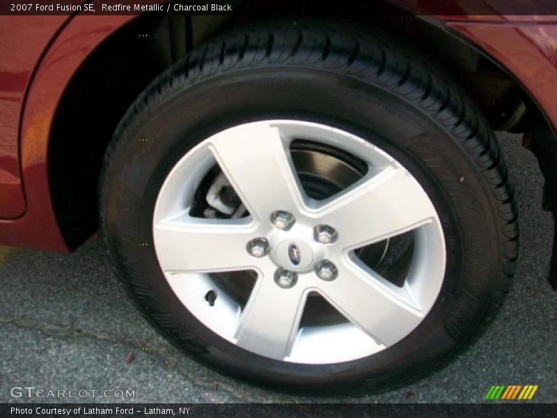 Redfire Metallic / Charcoal Black 2007 Ford Fusion SE