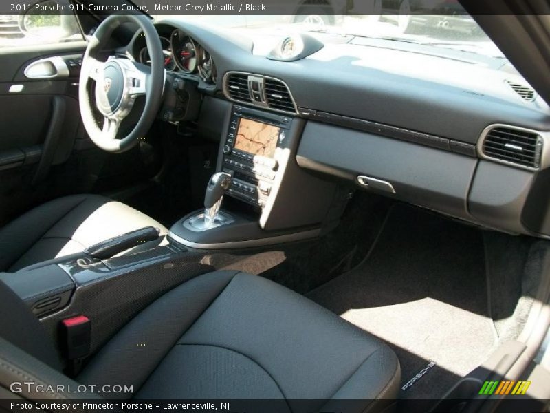 Meteor Grey Metallic / Black 2011 Porsche 911 Carrera Coupe