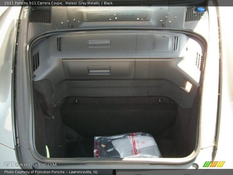 Meteor Grey Metallic / Black 2011 Porsche 911 Carrera Coupe