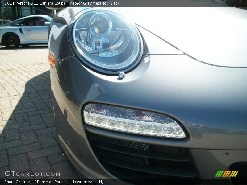 Meteor Grey Metallic / Black 2011 Porsche 911 Carrera Coupe