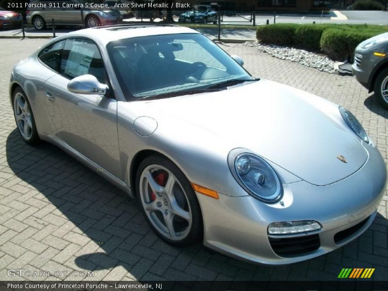 Arctic Silver Metallic / Black 2011 Porsche 911 Carrera S Coupe