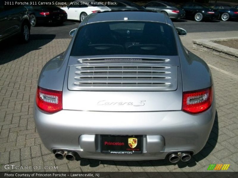 Arctic Silver Metallic / Black 2011 Porsche 911 Carrera S Coupe