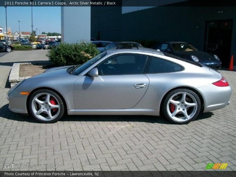 Arctic Silver Metallic / Black 2011 Porsche 911 Carrera S Coupe