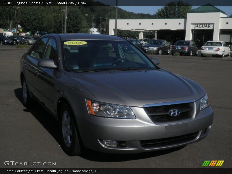 Steel Gray / Gray 2006 Hyundai Sonata GLS V6