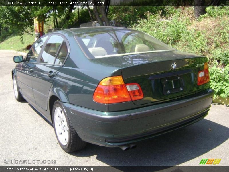 Fern Green Metallic / Sand 2001 BMW 3 Series 325i Sedan