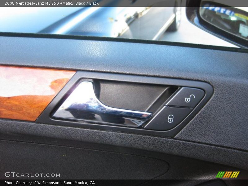 Black / Black 2008 Mercedes-Benz ML 350 4Matic