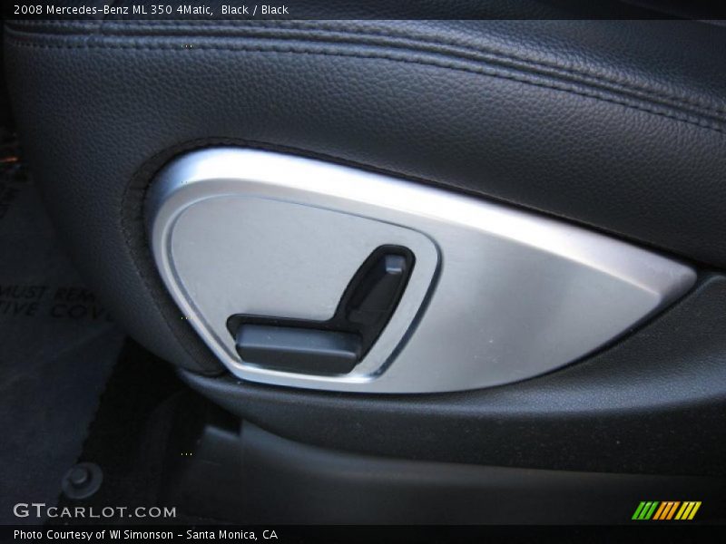 Black / Black 2008 Mercedes-Benz ML 350 4Matic
