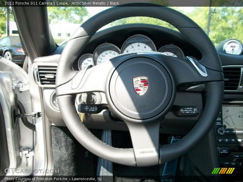 Arctic Silver Metallic / Black 2011 Porsche 911 Carrera S Coupe