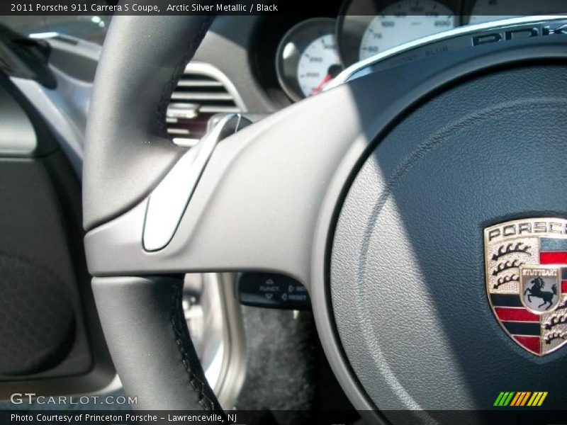 Arctic Silver Metallic / Black 2011 Porsche 911 Carrera S Coupe