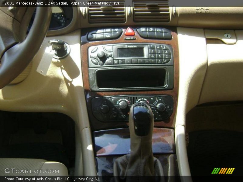 Aspen Green Metallic / Java 2001 Mercedes-Benz C 240 Sedan