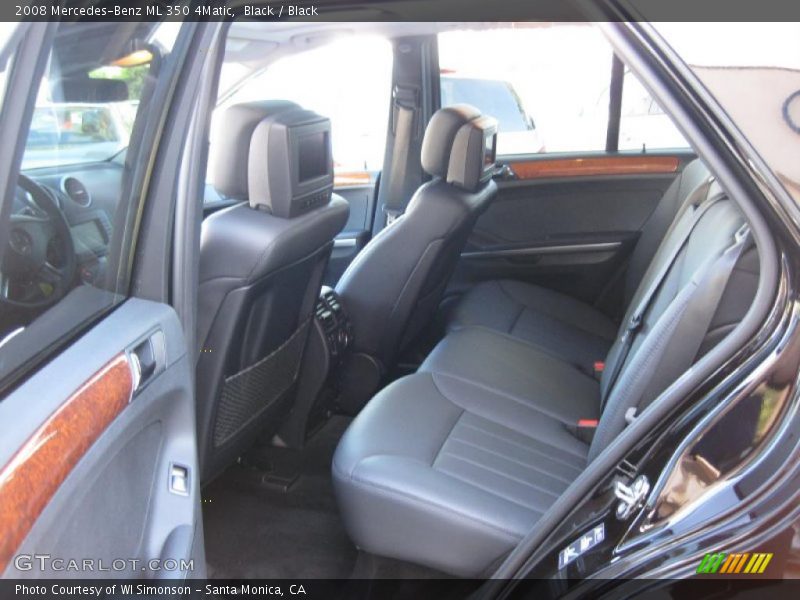 Black / Black 2008 Mercedes-Benz ML 350 4Matic