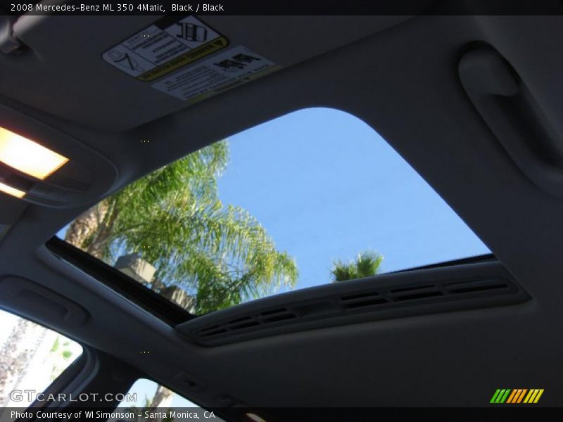 Black / Black 2008 Mercedes-Benz ML 350 4Matic