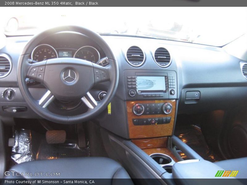 Black / Black 2008 Mercedes-Benz ML 350 4Matic