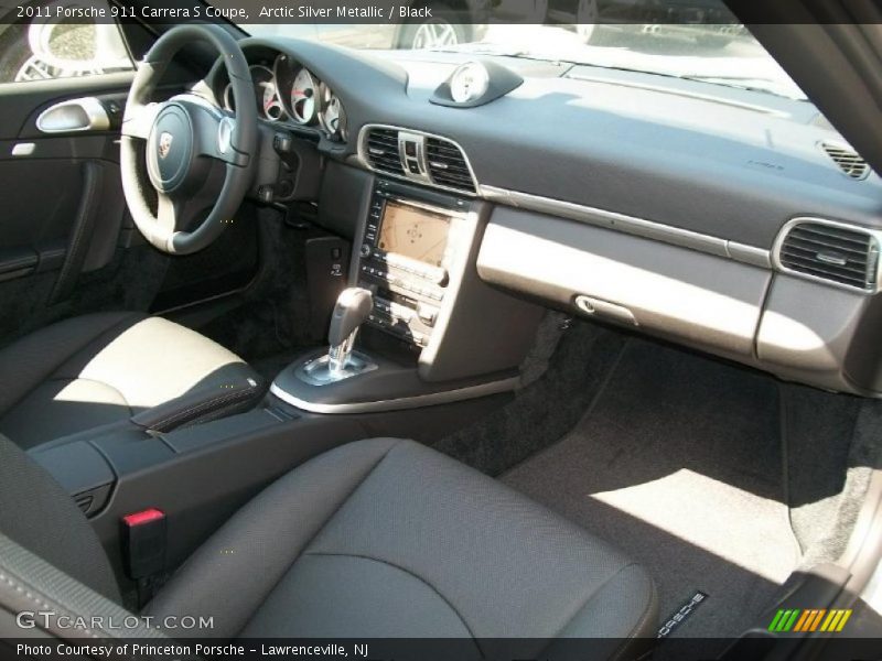 Arctic Silver Metallic / Black 2011 Porsche 911 Carrera S Coupe