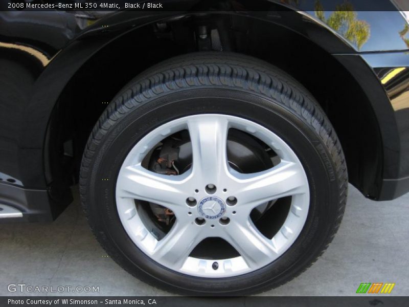 Black / Black 2008 Mercedes-Benz ML 350 4Matic