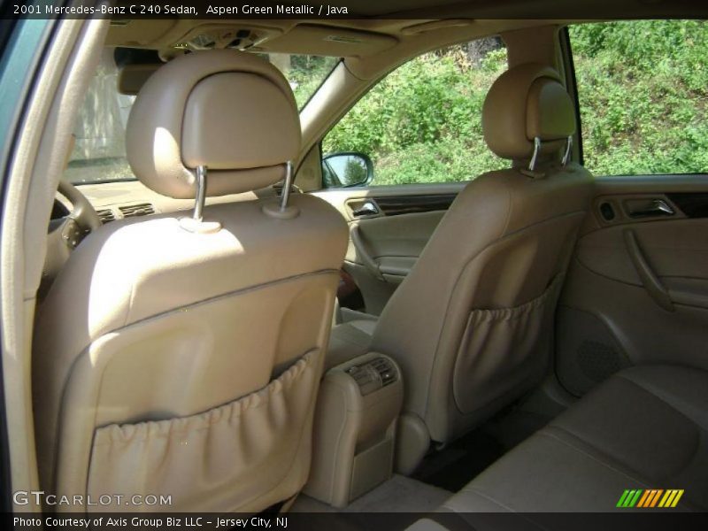 Aspen Green Metallic / Java 2001 Mercedes-Benz C 240 Sedan