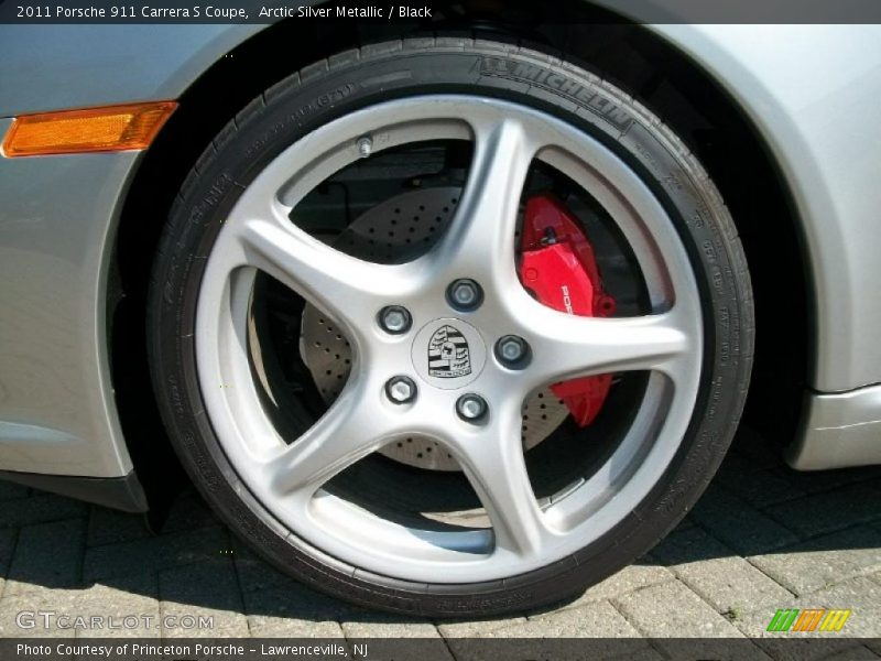 Arctic Silver Metallic / Black 2011 Porsche 911 Carrera S Coupe