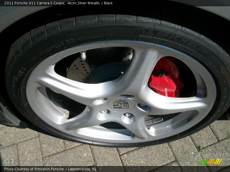 Arctic Silver Metallic / Black 2011 Porsche 911 Carrera S Coupe