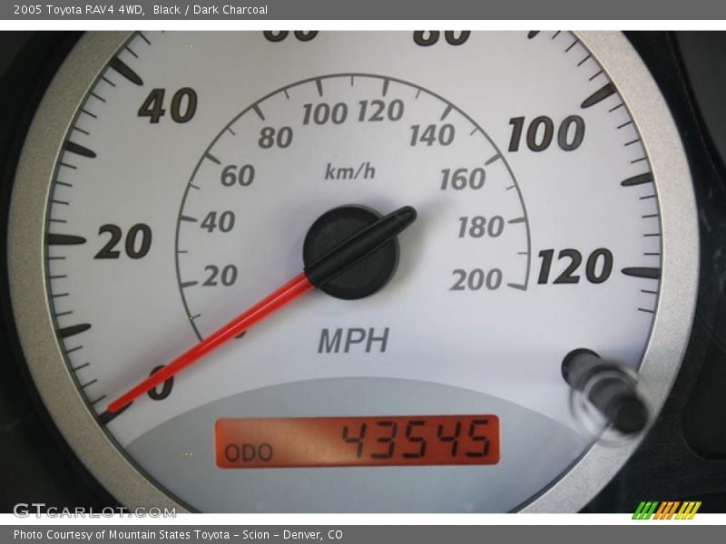 Black / Dark Charcoal 2005 Toyota RAV4 4WD