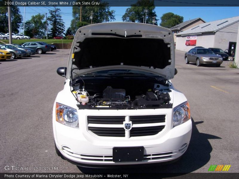 Stone White / Dark Slate Gray 2008 Dodge Caliber SE