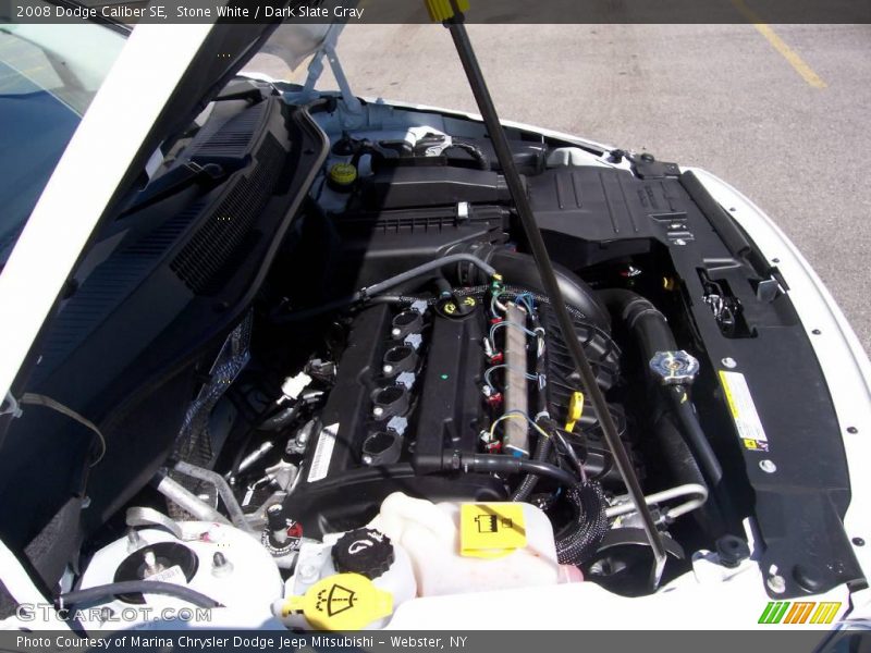 Stone White / Dark Slate Gray 2008 Dodge Caliber SE
