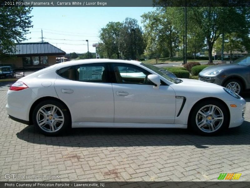 Carrara White / Luxor Beige 2011 Porsche Panamera 4