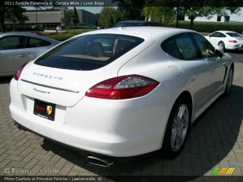 Carrara White / Luxor Beige 2011 Porsche Panamera 4