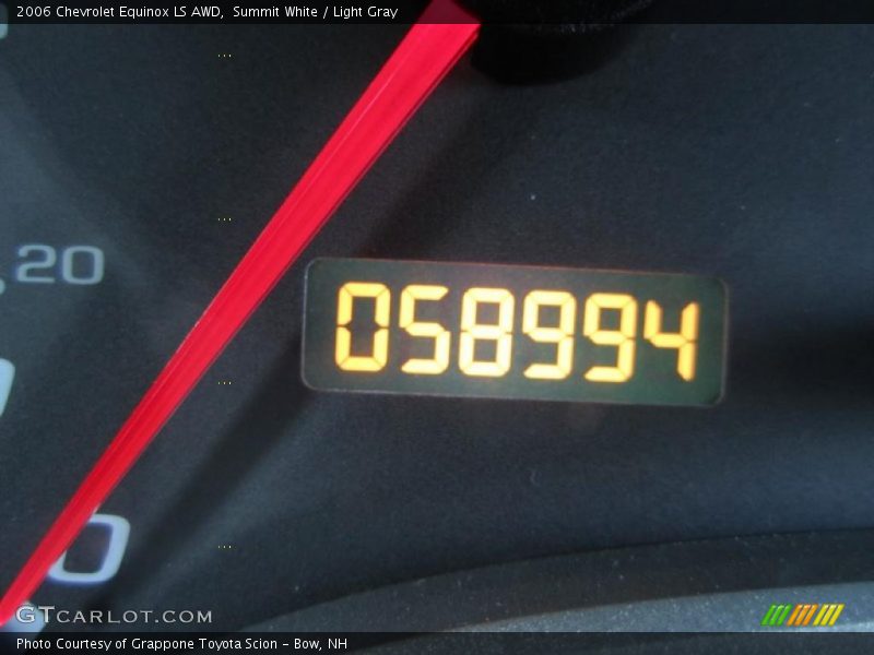Summit White / Light Gray 2006 Chevrolet Equinox LS AWD