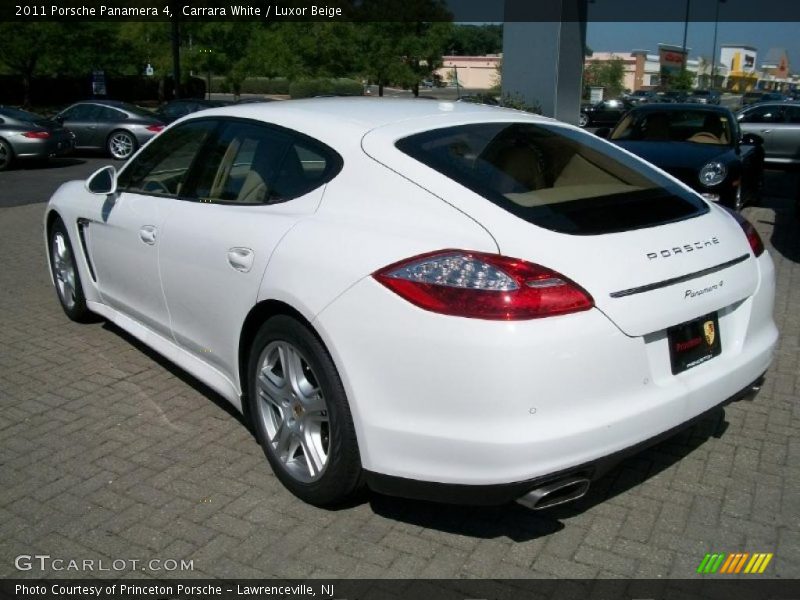 Carrara White / Luxor Beige 2011 Porsche Panamera 4