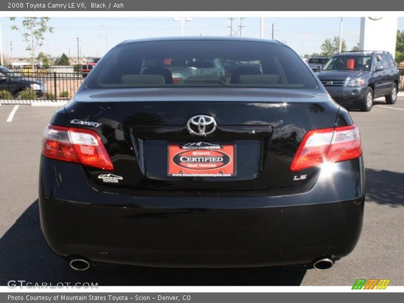 Black / Ash 2008 Toyota Camry LE V6