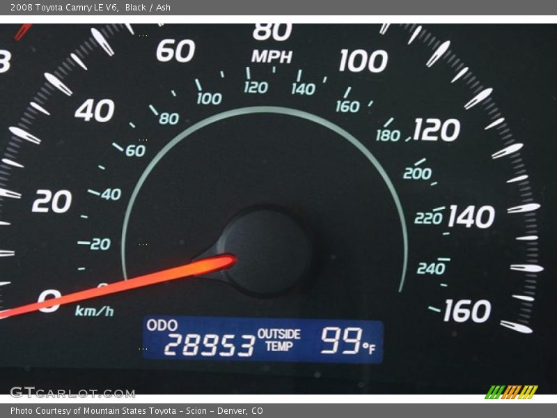 Black / Ash 2008 Toyota Camry LE V6
